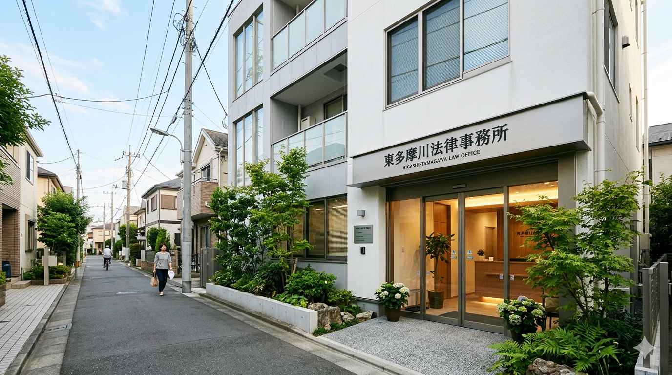 東多摩川法律事務所 外観 — 富士見ビル1階